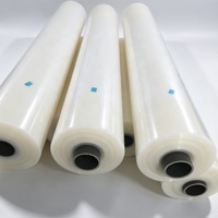Film de protection transparent en PE souple, de qualité industrielle, auto-adhésif, disponible en plusieurs couleurs et tailles, fabrication OEM disponible.