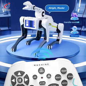 Chengji Vente en gros <span class=keywords><strong>Robot</strong></span> <span class=keywords><strong>chien</strong></span> RC Sonore Mécanique Main Articulée DIY Réaliste Éducatif Simulation Enfants Robots Chiens en Plastique - Product Image 2