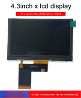 Module LCD TFT IPS BOE 4,3 pouces avec résolution 480x272, luminosité 1500, interface RGB 40 broches pour la détection médicale