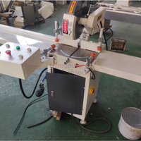 Pvc Fenêtre Porte Alu-Pvc Profil N'importe Quel Angle Scie À Tête Unique Cnc Profil Encochage Scie Circulaire Avec Machines Fenêtre Et Porte