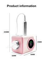 Perceuse à ongles électrique professionnelle sans fil, rechargeable par USB, 35000 tr/min, puissante, personnalisable, en acier inoxydable, sans balais, pour pédicure, vente en gros