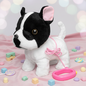 Realistic Electric Walking French Bulldog Plush Toy Smart Interactive Barking <strong>Puppy</strong> Stuffed Animal Electronic Dog Toy Kids Gift - Product Image 3