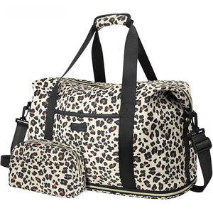 Wholesale Custom Polyester Vintage <b>Travel</b> <b>Bag</b> High Quality Women's Casual <b>Travel</b> Storage Shoulder <b>Bag</b> - Product Image 1