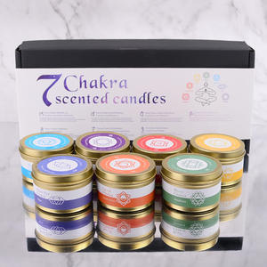 In Stock <b>Angel</b> Scented Seven-Color Set Crystal Stone Aromatherapy <b>Candle</b> Atmosphere Gift Box XYT - Product Image 1