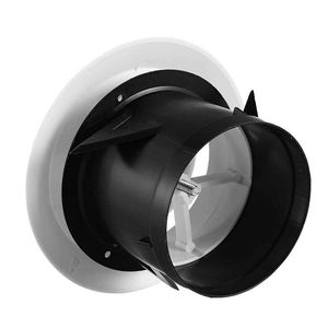 Ventilación de aire ajustable ABS Ventilación de escape de sofito redondo Ventilación de salida de <span class=keywords><strong>ventilador</strong></span> de conducto en Línea Blanca 6 pulgadas - Product Image 5