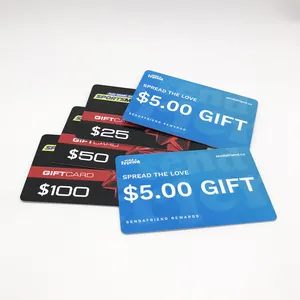 PLASTIC GIFT CARDS