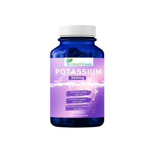 Cápsulas de Potasio de Rápida Absorción, Contienen 500 mg de Potasio, Apoya la Salud del Corazón, Apoya la Función Renal - Product Image 1