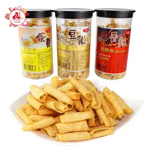 Original, yolk, spicy three flavors crisp roll puffed snack food / Party, leisure snacks