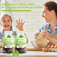Gummies de mousse de mer pour la détoxification, la purification et la santé immunitaire avec du vinaigre de cidre de pomme, du fucus vésiculeux et de la racine de bardane