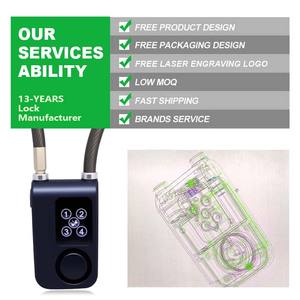 Cochecito de bebé con código qr para estacionamiento de hotel, cable de control de aplicación móvil, cerraduras inteligentes, sistema de intercambio iot, bloqueo de scooter para adultos - Product Image 5