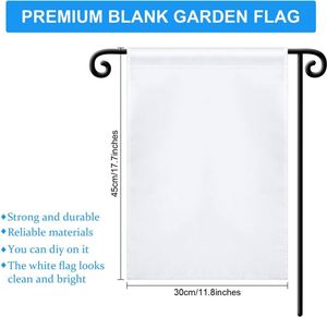 Wholesale Custom Logo Printed 12x18 Garden Flag <b>Burlap</b> Polyester for Outdoor Use - Product Image 3