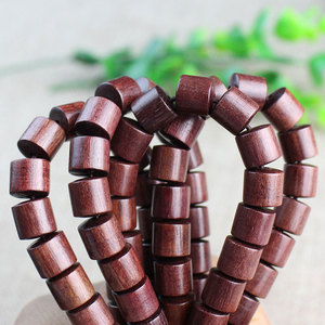108 Bead Purple Heartwood Buddhist <b>Bracelet</b> Barrel Shape Women's Jewelry For Religious Ceremonies - Product Image 4