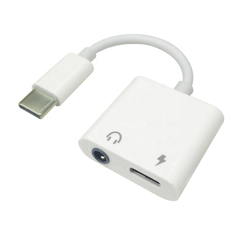 Премиум цифровой адаптер 2 в 1 usb type c до 3,5 мм с ЦАП для Samsung/Google