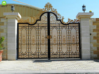 Top luxe wroug or ht porte en fer Villa manoir château entrée extérieure porte principale conception personnalisée