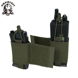 Pochette tactique en nylon et polyester Molle pour chargeur avec cordon antichoc pour accessoires de gilet de chasse - Product Image 5