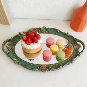 Vintage <strong>Mirror</strong> <strong>Tray</strong> Ins Style Living Room Decoration Ornament Aromatherapy Jewelry Display <strong>Mirror</strong> Storage <strong>Tray</strong> - Product Image 3