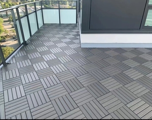 Bulgarie Plancher de terrasse extérieur en WPC et PVC Plancher en <span class=keywords><strong>bois</strong></span> lisse pour jardins Salles de bain Cuisines Parcs Sous-sols Salons - Product Image 5