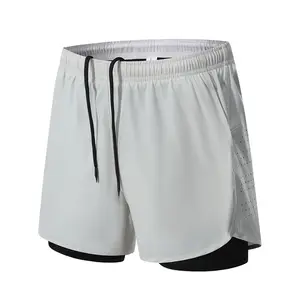 LOGOTIPO personalizado EUA tamanho Quick Dry Running Workout Gym Sports Plus Size Shorts para homens
