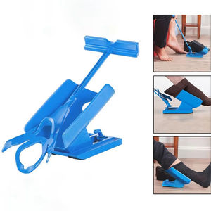 Injuries Supplies Elderly <b>Helper</b> Wearing Sock Aids Unique Cradle Design Portable Plastic System Flexible Sock Stocking Aid - Product Image 3