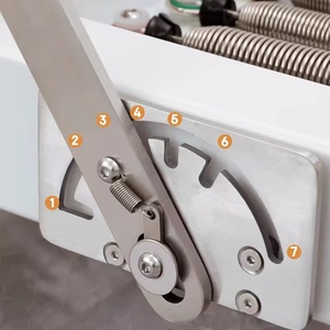Strong White Aluminum Equipment Long Lasting Body Fitness Equipment BBL-5 Reformer BBL-5 - Product Image 4