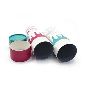 Eco-Friendly Customized Face Cream Skin Care Cosmetics Canning Packaging Circular Paper Box Tub-shaped Cosmetics Packaging - Product Image 5