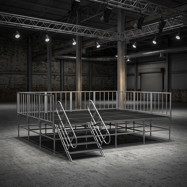 Load 750kg Easy Install Modular Stage platform for events Mobile stage Lighting Deck Shows