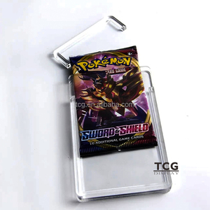 TCG Clear Acryl Card Pack étui avec couvercle magnétique Nouveau Design Display Pokémon TCG: Korean Expansion - Heat Wave Arena Card Pack - Product Image 3