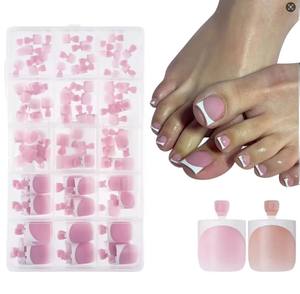 Qianya Luxury Ballerina Coffin Press on Nails-Designs de <span class=keywords><strong>faux</strong></span> ongles personnalisés de style français, <span class=keywords><strong>faux</strong></span> ongles réutilisables <span class=keywords><strong>pour</strong></span> femmes - Product Image 1