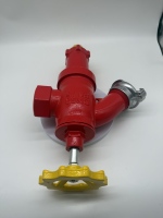 Vanne d'angle réductrice de pression DN50 PN16 GOST pour hydrant d'incendie avec raccord Storz pour la lutte contre l'incendie