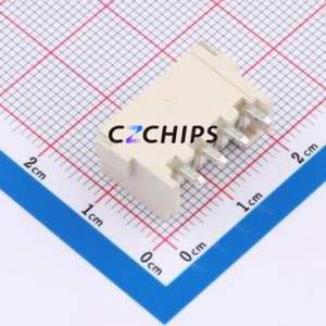 WF-1F396A4P Wire-to-Board Pin Header SMD,P=3.96mm,Horizontal Mount Connector 1x4P 3.96mm Horizontal Mount VH - Product Image 2