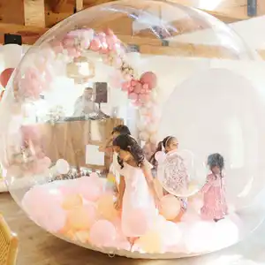 Inflatable PVC bubble tent crystal igloo dome transparent inflatable party bubble balloon house for children