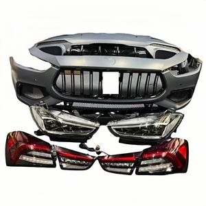 Kit Carrozzeria per <span class=keywords><strong>Maserati</strong></span> Ghibli Aggiornamento Nuova Versione Paraurti Anteriore e Posteriore con Alloggiamenti per Fendinebbia Ricambio Migliorato - Product Image 3
