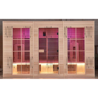 Sauna keya sauna extérieur vapeur et sauna pruche lumière rouge photothérapie infrarouge lointain hammam personnalisé luxe salle de hammam