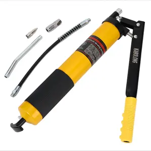 Commercial Cordless Mini Grease Gun Push Type 600cc Lever Action High Pressure Hydraulic Grease Gun