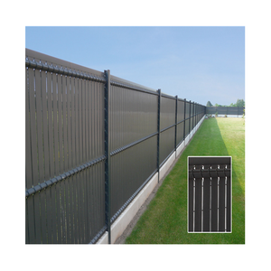 Panneaux de clôture de jardin 3D, Kit de sculptures en PVC, fêtes <span class=keywords><strong>rigide</strong></span> de confidentialité pour cadre métallique, 2.5m - Product Image 2