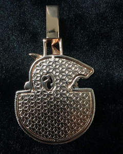 Starspire Jewels, pendentif de luxe sur mesure en argent 925 plaqué or rose, avec moissanite taille émeraude, style hip-hop, pour hommes et femmes - Product Image 2