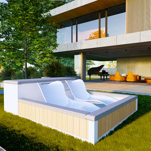 Piscine Spa peu profonde sur mesure pour usine, avec cascade, chauffage, filtre, pour hôtel, resort, maison d'hôtes, installation facile, résistante aux UV, pour enfants - Product Image 3