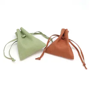Factory In Stock Fashion Microfiber Jewelry Bag High-end Pendant Bracelet Jewelry Pouch