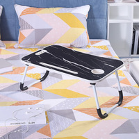 Support multifonctionnel réglable en bois et aluminium pour ordinateur portable, petit support de table pour enfants, bureau d'ordinateur portable pliable, table d'ordinateur portable