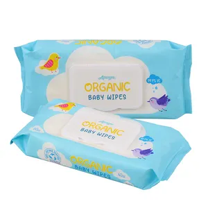 Biokleen OEM Nonwoven Factory Price Baby Wet Wipes Bulk Sensitive WipesUnscented Baby Wipe Cotton For Baby