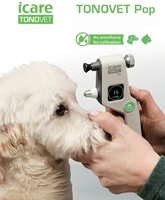 Nouveau Tonomètre Portable Vétérinaire Icare Tonovet POP, Instrument Chirurgical Réutilisable pour la Mesure de la Pression des Chiens et des Chats