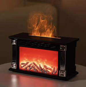 Nuevos Productos 2026 Chimenea Portátil Difusor <span class=keywords><strong>de</strong></span> Perfume Eléctrico Portátil Lámpara <span class=keywords><strong>de</strong></span> Luz Cálida con Llama Humidificador <span class=keywords><strong>de</strong></span> Aire - Product Image 1