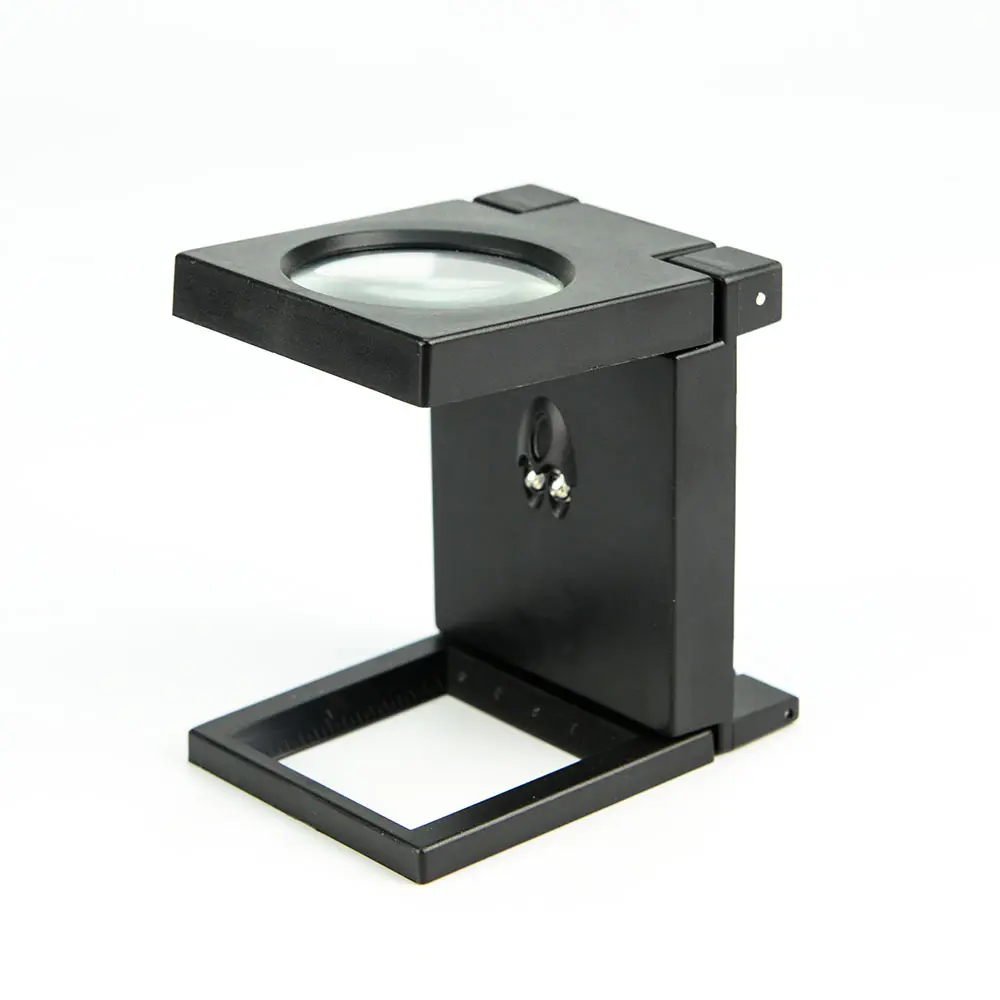 Lente d'ingrandimento in tessuto pieghevole 5X 50mm con 2 luci a LED