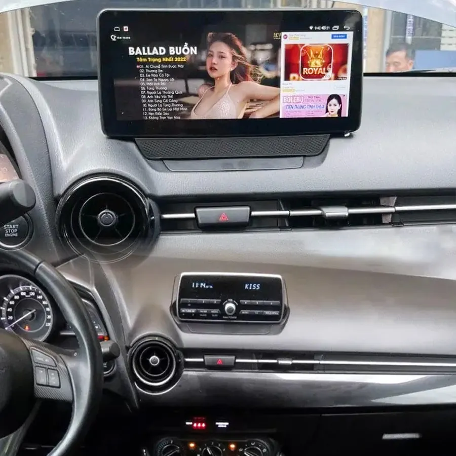 Reproductor de vídeo Multimedia con pantalla de coche de 1920x720, Android 13 para Mazda CX3 2015, 2014, Mazda 2 2020-256, CarPlay, Radio Autoradio de GB