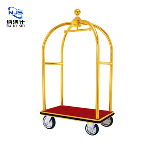 <span class=keywords><strong>Chariot</strong></span> à bagages et <span class=keywords><strong>chariot</strong></span> de transport moderne en acier inoxydable pour hôtel, avec <span class=keywords><strong>chariot</strong></span> à bagages pour hôtel, directement de l'usine - Product Image 1