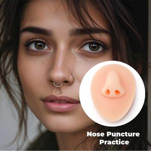 Piel de Silicona para Prácticas de Piercing Corporal, Oído, Nariz, Labios, Modelo de Simulación Suave y Flexible, Suministros para Tatuajes - Product Image 3