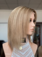 Perruques en cheveux humains SHY Medical, en PU, entièrement nouées à la main, avec une ligne de cheveux naturelle, confortables à porter, pour la remplacement capillaire, destinées aux distributeurs et à la vente en gros