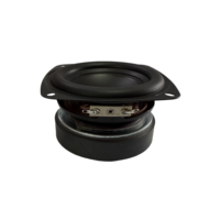 JL JL-528 Haut-parleur 3.5 pouces 93mm 30W 4Ohm, basses profondes, aimant de 80mm, bobine vocale de 25mm, contour en PU, pour machine de jeu sonore Iron Parking Stake