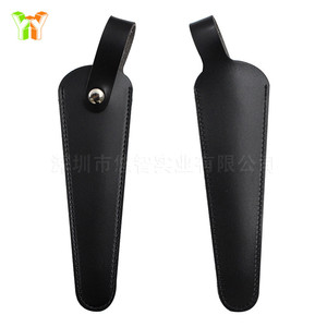 En stock: estuches para tijeras de cuero PU en varios tamaños, bolsas de almacenamiento para máquinas de cortar cabello, y fundas protectoras/estuches para tijeras de sastre. - Product Image 5