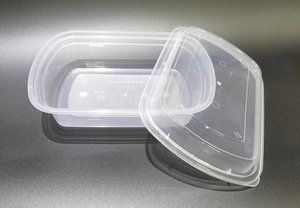 Hacamy กล่องพลาสติก PP แบบปิดสนิทกล่องอาหารกลางวันแบบใช้แล้วทิ้งพับได้ทนทาน - Product Image 3